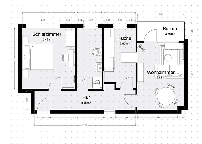 Stylish Mit Beamer & Balkon Zentral Hagen (Arnsberg)